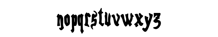 Octubre Medieval Font LOWERCASE
