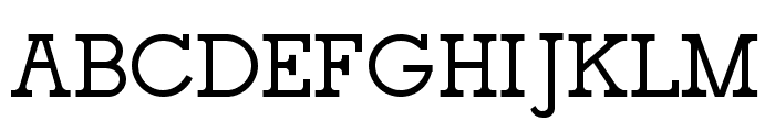 oce slab serif Font UPPERCASE