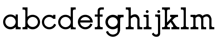 oce slab serif Font LOWERCASE