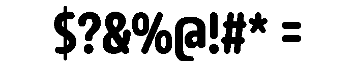 October Compressed Devanagari Black Font OTHER CHARS