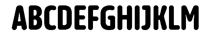 October Compressed Devanagari Black Font UPPERCASE