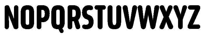 October Compressed Devanagari Black Font UPPERCASE