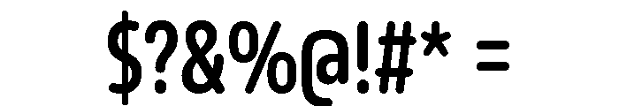 October Compressed Devanagari Bold Font OTHER CHARS