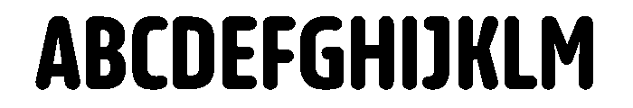 October Compressed Gujarati Black Font UPPERCASE