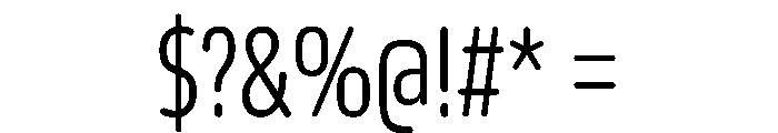 October Compressed Gujarati Light Font OTHER CHARS