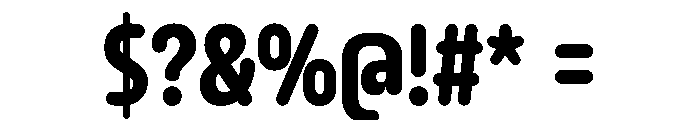 October Compressed Gurmukhi Black Font OTHER CHARS