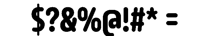 October Compressed Kannada Black Font OTHER CHARS