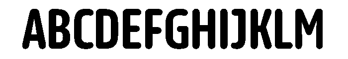 October Compressed Kannada Heavy Font UPPERCASE