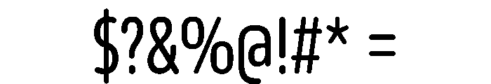 October Compressed Kannada Regular Font OTHER CHARS