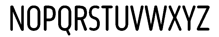 October Compressed Kannada Regular Font UPPERCASE