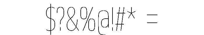 October Compressed Meetei Mayek Hairline Font OTHER CHARS