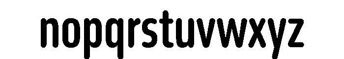 October Compressed Tamil Bold Font LOWERCASE