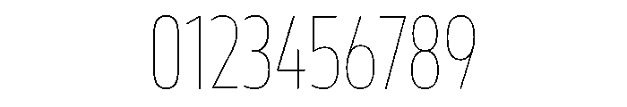 October Compressed Tamil Hairline Font OTHER CHARS