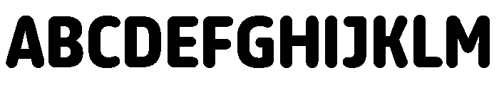 October Condensed Devanagari Black Font UPPERCASE