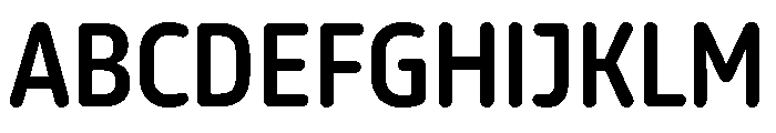 October Condensed Devanagari Bold Font UPPERCASE