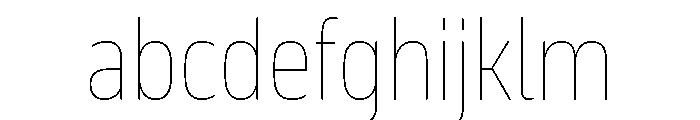 October Condensed Devanagari Hairline FONT