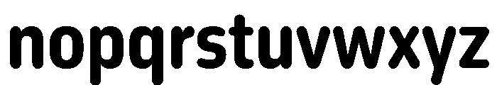 October Condensed Devanagari Heavy Font LOWERCASE