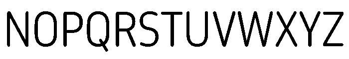 October Condensed Devanagari Light Font UPPERCASE