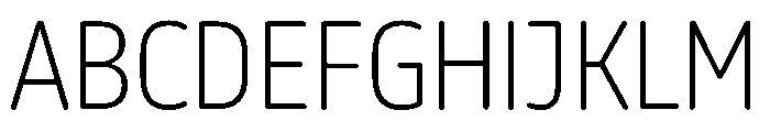 October Condensed Gujarati ExtraLight Font UPPERCASE