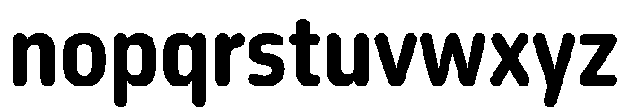 October Condensed Gujarati Heavy Font LOWERCASE