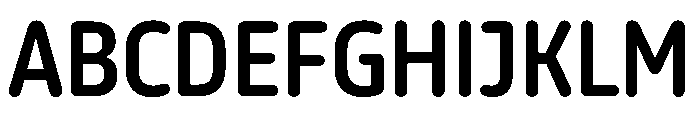 October Condensed Kannada Bold Font UPPERCASE