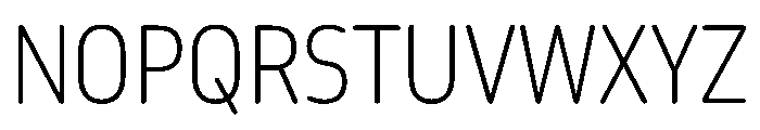 October Condensed Kannada ExtraLight Font UPPERCASE