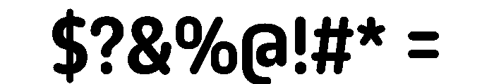 October Condensed Kannada Heavy Font OTHER CHARS
