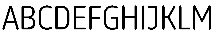 October Condensed Kannada Light Font UPPERCASE