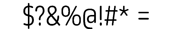 October Condensed Meetei Mayek Light Font OTHER CHARS