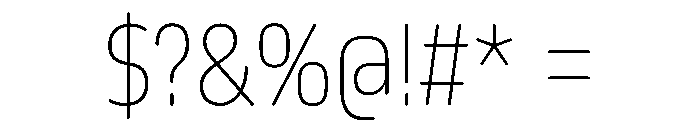 October Condensed Ol Chiki Thin Font OTHER CHARS