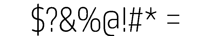 October Condensed Tamil ExtraLight Font OTHER CHARS