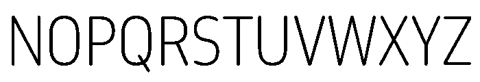 October Condensed Tamil ExtraLight Font UPPERCASE
