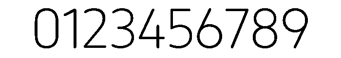 October Devanagari ExtraLight Font OTHER CHARS