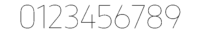 October Devanagari Hairline Font OTHER CHARS