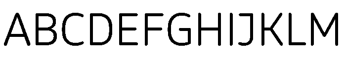 October Devanagari Light Font UPPERCASE