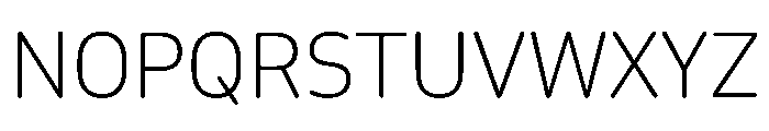October Gurmukhi ExtraLight Font UPPERCASE