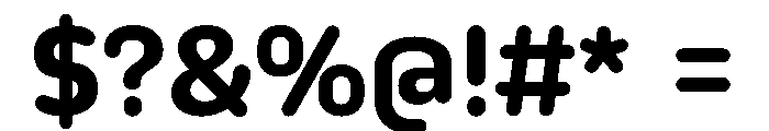 October Gurmukhi Heavy Font OTHER CHARS