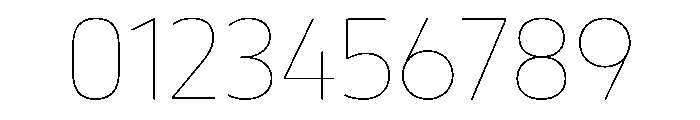 October Kannada Hairline Font OTHER CHARS