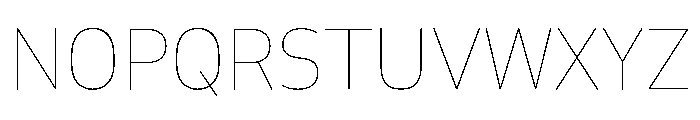 October Odia Hairline Font UPPERCASE