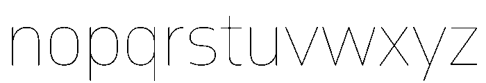 October Odia Hairline Font LOWERCASE
