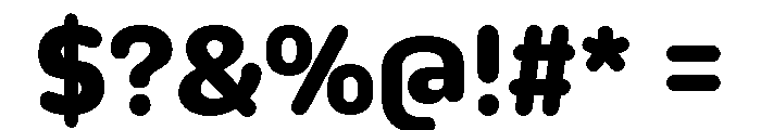 October Tamil Black Font OTHER CHARS