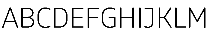 October Tamil ExtraLight Font UPPERCASE