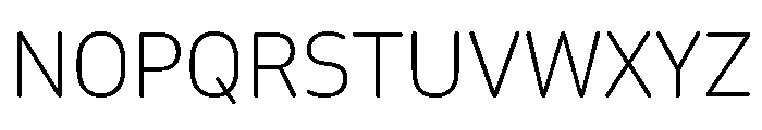 October Tamil ExtraLight Font UPPERCASE