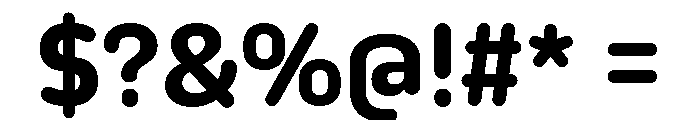 October Tamil Heavy Font OTHER CHARS
