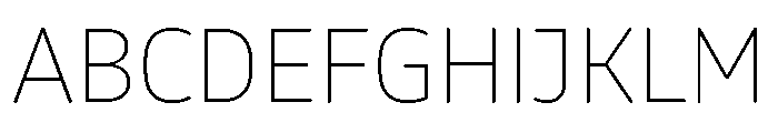 October Tamil Thin Font UPPERCASE