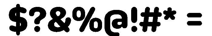 October Telugu Black Font OTHER CHARS