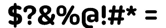 October Telugu Heavy Font OTHER CHARS