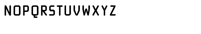OCRX Compressed Bold Font UPPERCASE