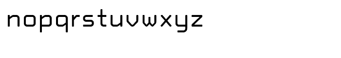 OCRX Extended Font LOWERCASE