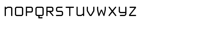 OCRX United Font LOWERCASE